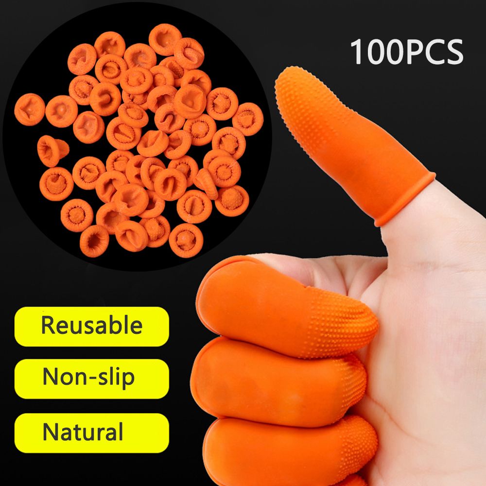 Rubber Glove Cleaning - 100PCS Aksesoris Pembersih Sarung Jari Pelindung