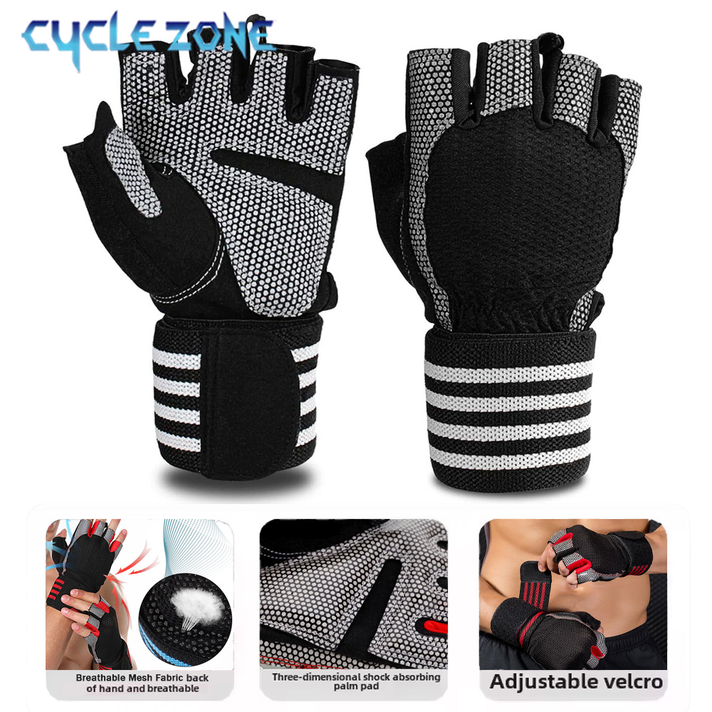 Workout Glove Gym - 1 Pasang Sarung Tangan Fitness Setengah