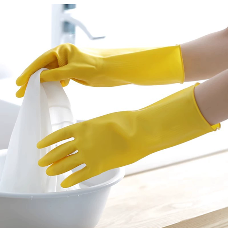 1/3/5/10 Buah Sarung Tangan Ka - Rubber Glove Cleaning ulasan dan harga